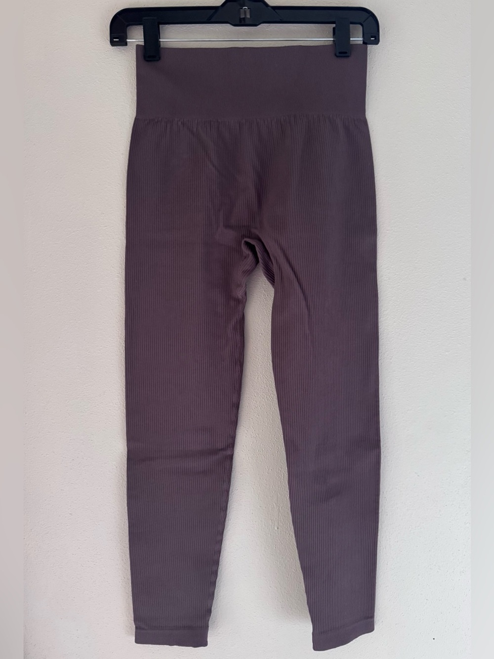 OQQ Size L Ribbed Seamless Workout High Waist Athletic Pants